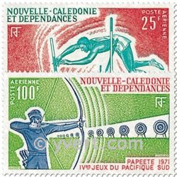 n° 122/123 -  Timbre Nelle-Calédonie Poste aérienne