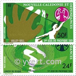 n° 167/168 -  Timbre Nelle-Calédonie Poste aérienne