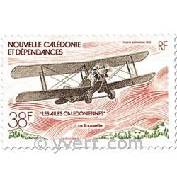 n° 220/221 -  Selo Nova Caledónia Correio aéreo