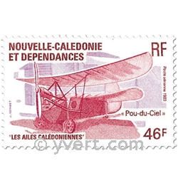 n° 230/231 -  Selo Nova Caledónia Correio aéreo