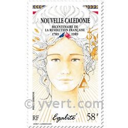 n° 261/262 -  Timbre Nelle-Calédonie Poste aérienne