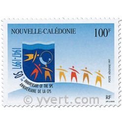 n° 341 -  Timbre Nelle-Calédonie Poste aérienne