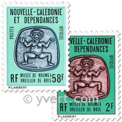 nr. 38/40 -  Stamp New Caledonia Official Mail