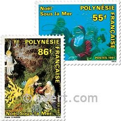 n° 396/398 -  Timbre Polynésie Poste