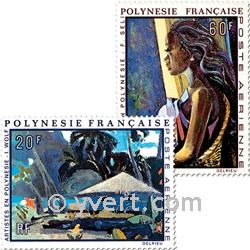 n° 55/59 -  Timbre Polynésie Poste aérienne