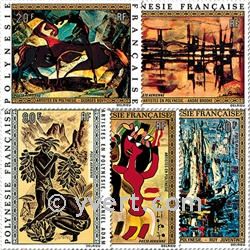 n° 65/69 -  Timbre Polynésie Poste aérienne