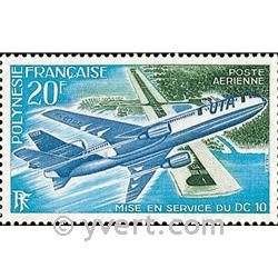 n° 74 -  Timbre Polynésie Poste aérienne