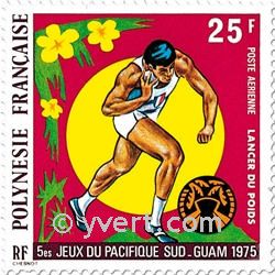 n° 93/95 -  Timbre Polynésie Poste aérienne