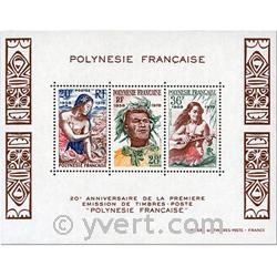 nr. 4 -  Stamp Polynesia Souvenir sheets