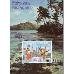 nr. 8 -  Stamp Polynesia Souvenir sheets