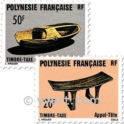 nr. 8/9 -  Stamp Polynesia Revenue stamp