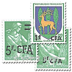 n° 342/352A -  Timbre Réunion Poste