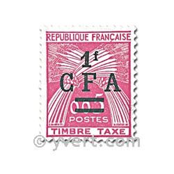 n° 45/47 -  Timbre Réunion Taxe