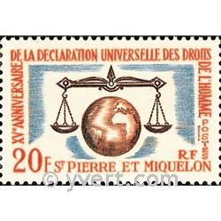 n° 370 -  Timbre Saint-Pierre et Miquelon Poste