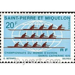 n° 405 -  Timbre Saint-Pierre et Miquelon Poste