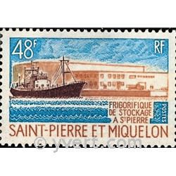 n° 406 -  Timbre Saint-Pierre et Miquelon Poste