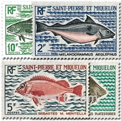 n° 421/424 -  Timbre Saint-Pierre et Miquelon Poste