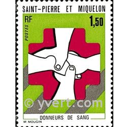 n° 436 -  Timbre Saint-Pierre et Miquelon Poste