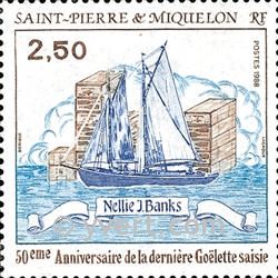 n° 492 -  Timbre Saint-Pierre et Miquelon Poste