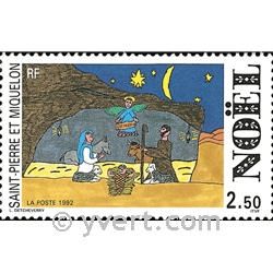 n° 571 -  Timbre Saint-Pierre et Miquelon Poste