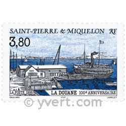 n° 636 -  Timbre Saint-Pierre et Miquelon Poste