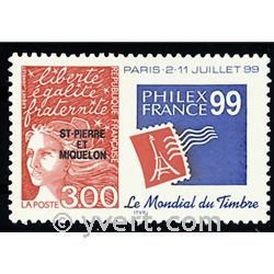 n° 674 -  Timbre Saint-Pierre et Miquelon Poste