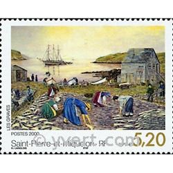 n° 709 -  Timbre Saint-Pierre et Miquelon Poste