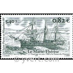 n° 752 -  Timbre Saint-Pierre et Miquelon Poste