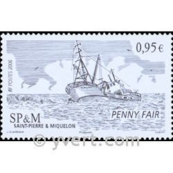 n° 876 -  Timbre Saint-Pierre et Miquelon Poste