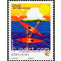 n° 909 -  Timbre Saint-Pierre et Miquelon Poste