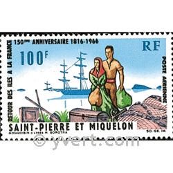 n° 36 -  Timbre Saint-Pierre et Miquelon Poste aérienne