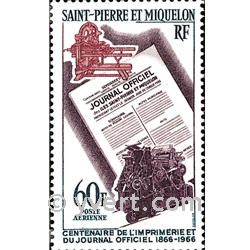 n° 37 -  Timbre Saint-Pierre et Miquelon Poste aérienne