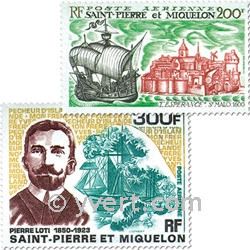 n° 46/47 -  Timbre Saint-Pierre et Miquelon Poste aérienne