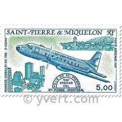 n.o 64 / 65 -  Sello San Pedro y Miquelón Correo aéreo