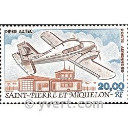 n° 68 -  Timbre Saint-Pierre et Miquelon Poste aérienne