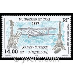 n° 77 -  Timbre Saint-Pierre et Miquelon Poste aérienne