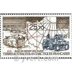 n.o 127 -  Sello Tierras Australes y Antárticas Francesas Correo aéreo