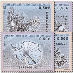 n° 431/434 -  Timbre TAAF Poste