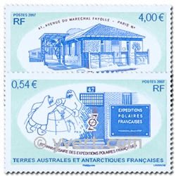 n.o 459/460 -  Sello Tierras Australes y Antárticas Francesas Correos