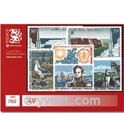 nr. 24/27+PA14/16 -  Stamp French Southern Territories Year set (1968)