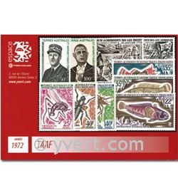 nr. 40/47+PA27/28 -  Stamp French Southern Territories Year set (1972)