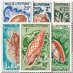 n° 162/167  -  Selo Wallis e Futuna Correios