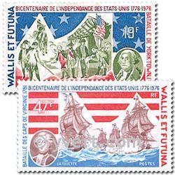 n° 190/191  -  Selo Wallis e Futuna Correios