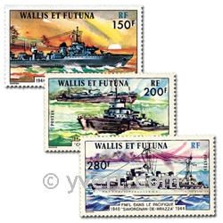 n° 210/212  -  Selo Wallis e Futuna Correios