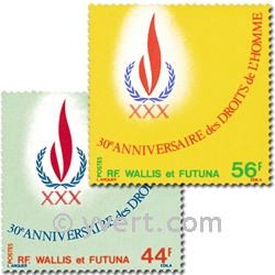 n.o 224/225 -  Sello Wallis y Futuna Correos