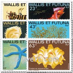 n° 248/253 -  Timbre Wallis et Futuna Poste