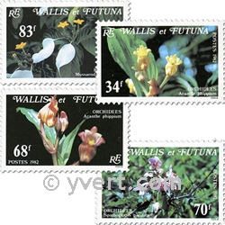 n° 286/289f (feuille) -  Timbre Wallis et Futuna Poste