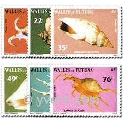 n° 312/317  -  Selo Wallis e Futuna Correios