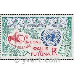 n° 332 -  Timbre Wallis et Futuna Poste