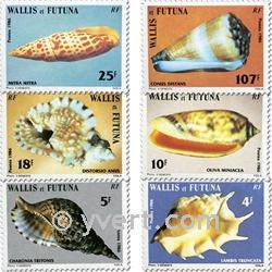 n° 337/342f (feuille) -  Timbre Wallis et Futuna Poste